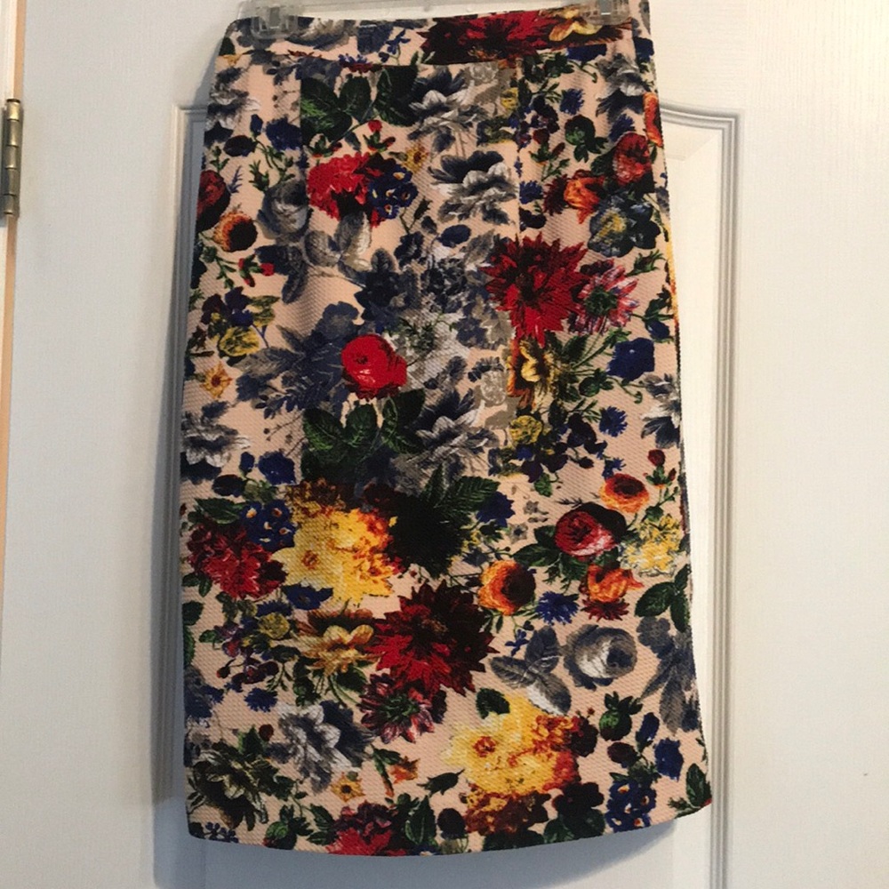 Pixley floral pencil skirt small